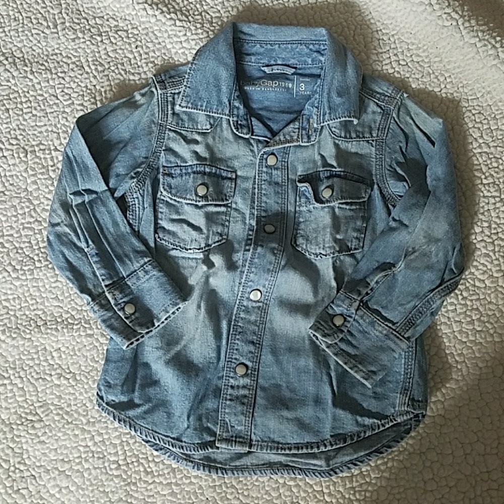 Baby Gap denim button up
